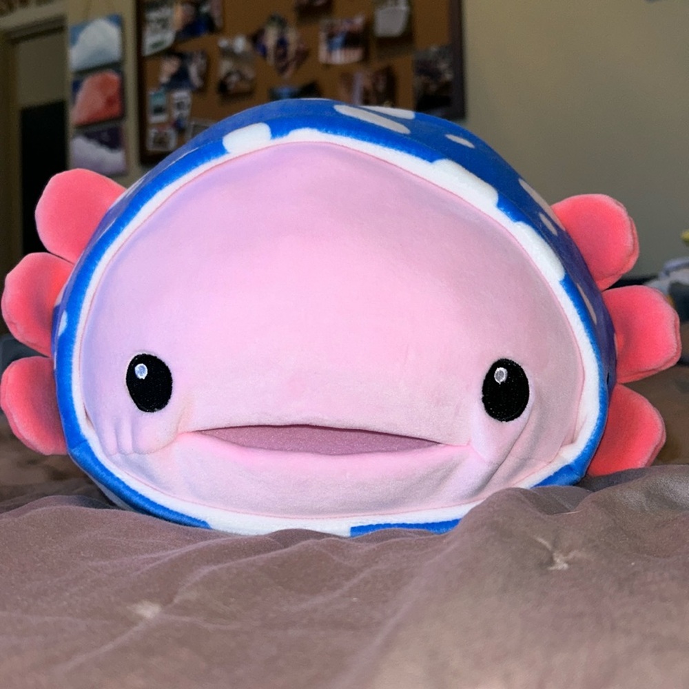 Super cute, super soft axolotl plush